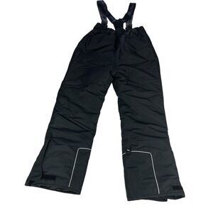 Phibee Outdoor Black Insulated Waterproof Snow Ski Pants Girls Size 134/140 US 8